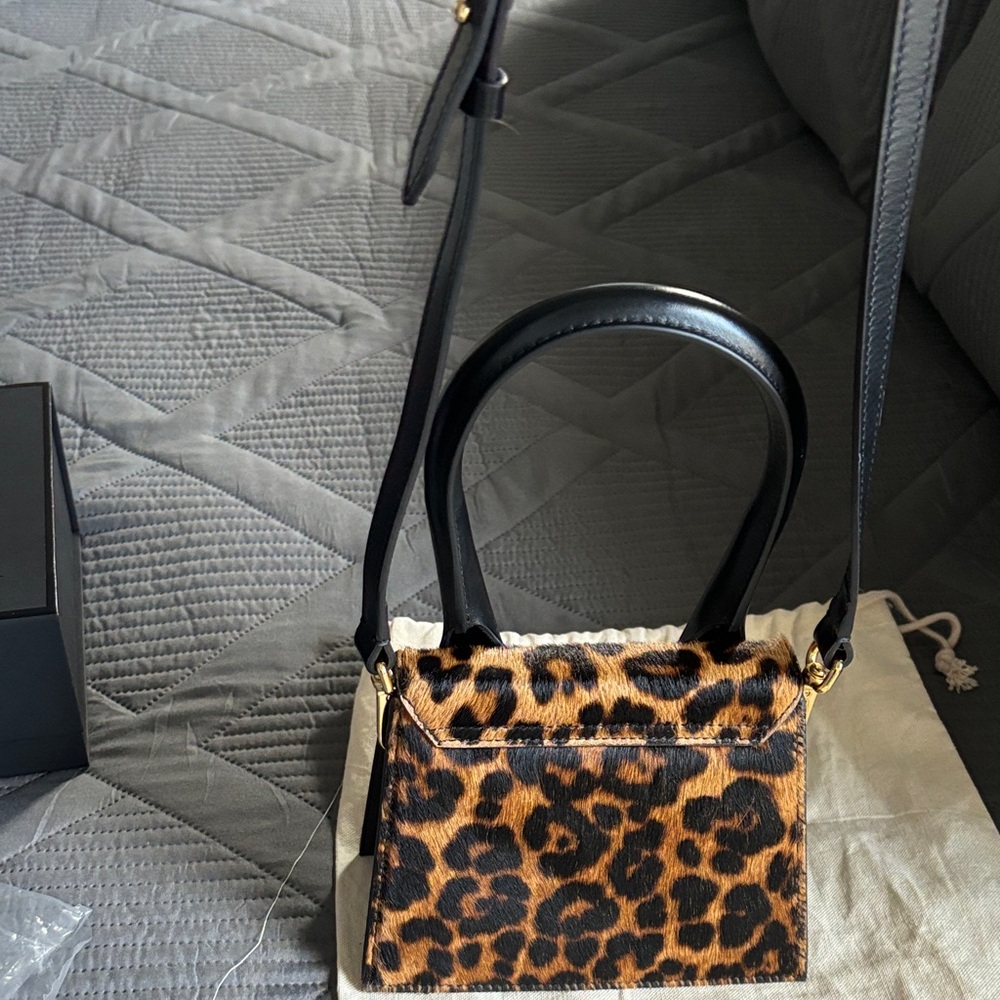 Jacquemus Le Chiquito Moyen Leopard Top-Handle Bag - Picture 5 of 7